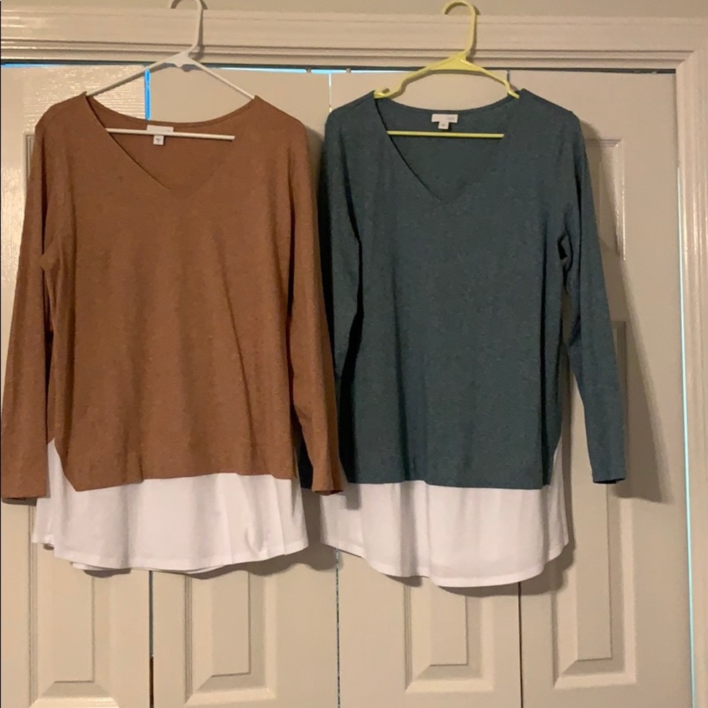 2 J. Jill tops